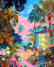 Load image into Gallery viewer, Diamond Painting - Tropical Backyard