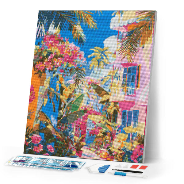 Diamond Painting - Tropical Neighborhood