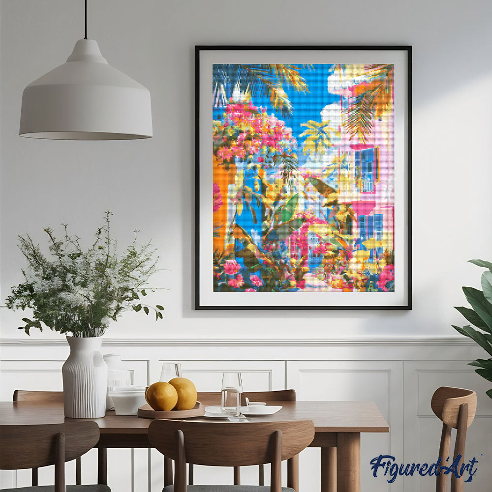 Diamond Painting - Tropical Neighborhood