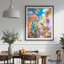 Load image into Gallery viewer, Diamond Painting - Tropical Neighborhood