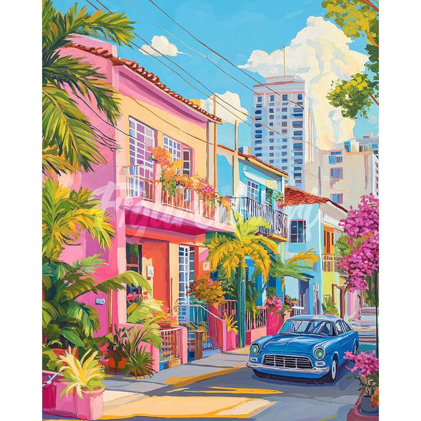 Diamond Painting - Colorful Street