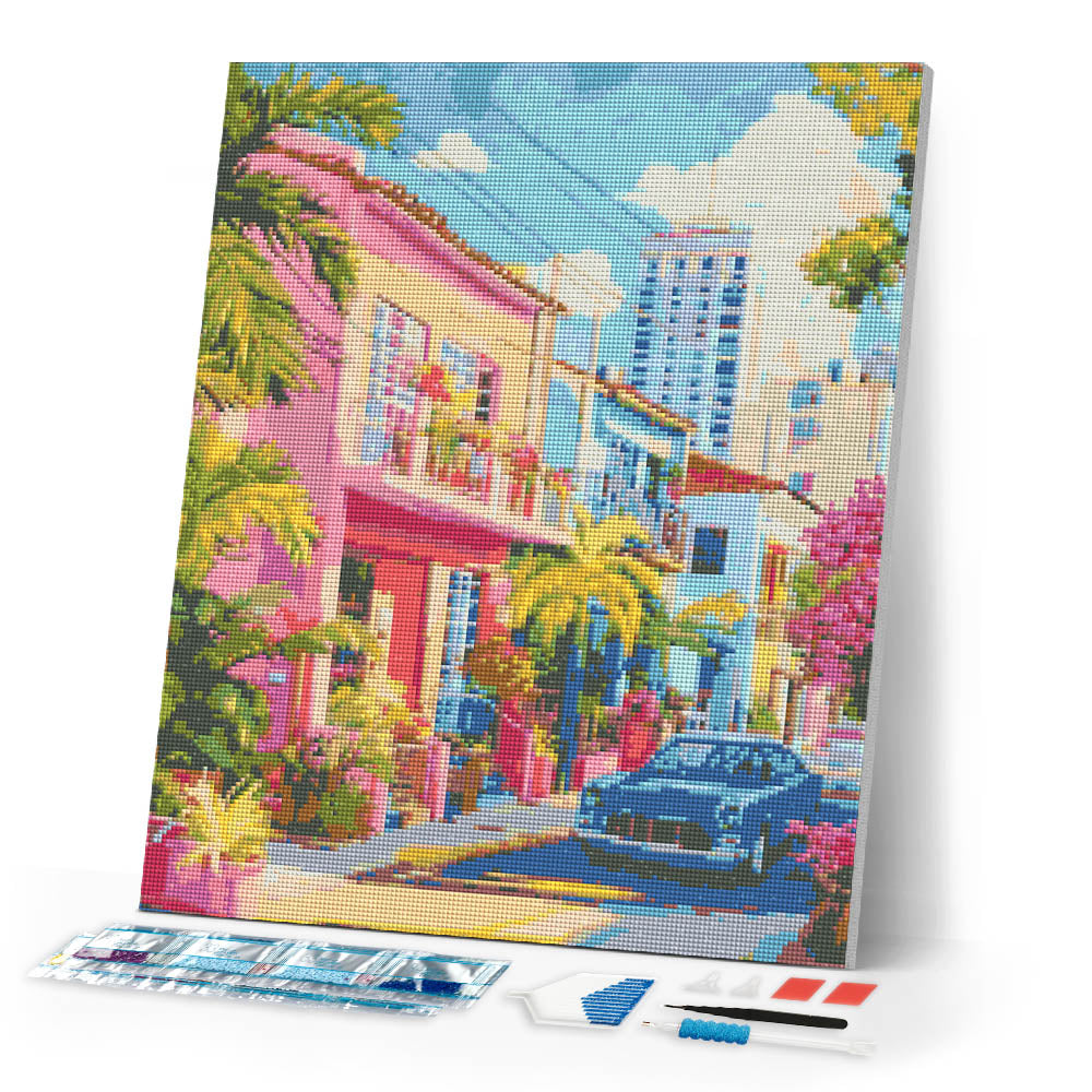 Diamond Painting - Colorful Street