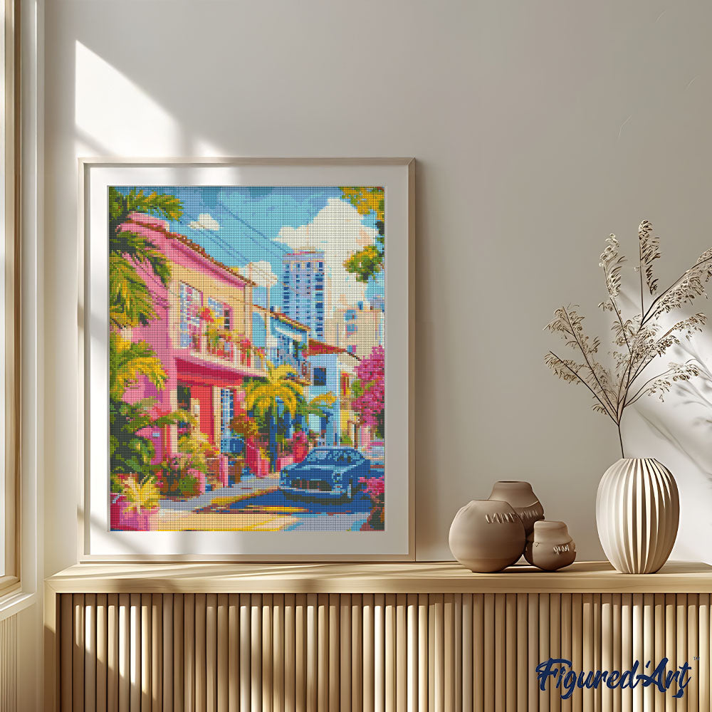 Diamond Painting - Colorful Street
