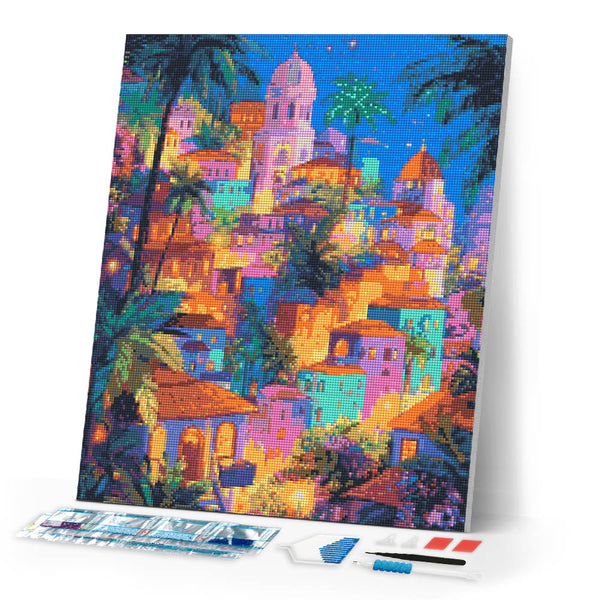 Diamond Painting - Tropical Dream City