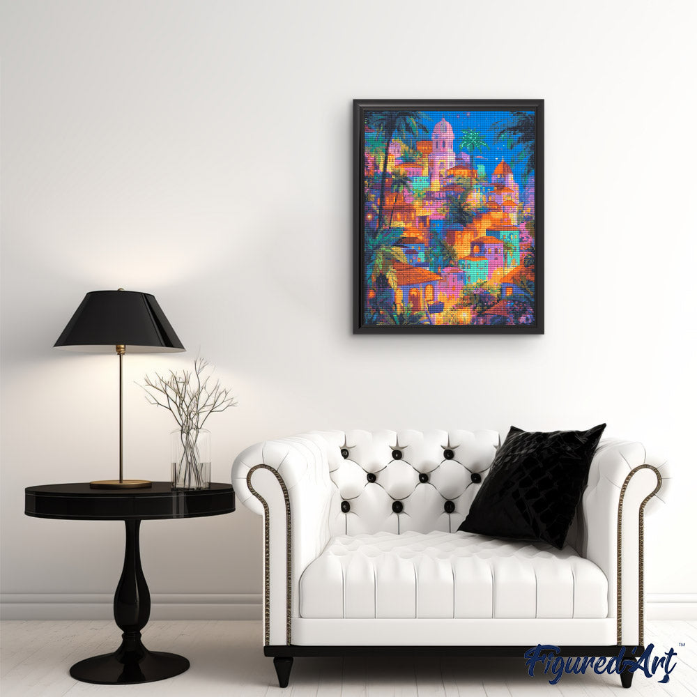 Diamond Painting - Tropical Dream City