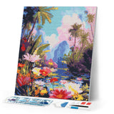 Diamond Painting - Tropical Lake