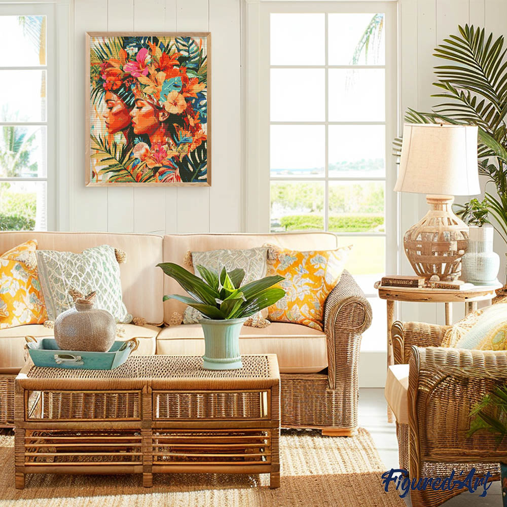 Diamond Painting - Tropical Sisters