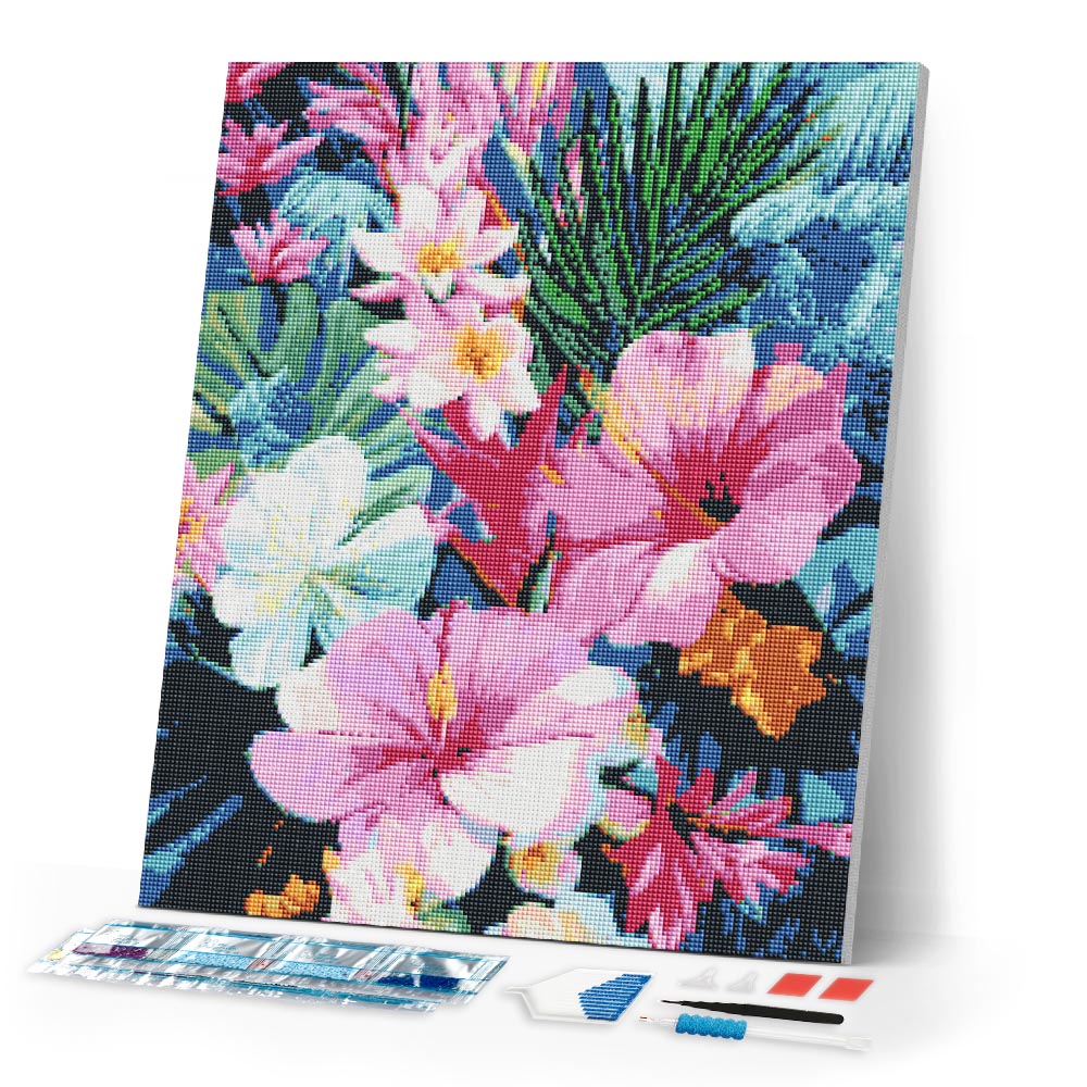 Diamond Painting - Hibiscus Garden