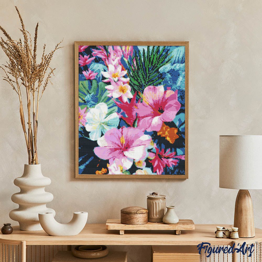 Diamond Painting - Hibiscus Garden