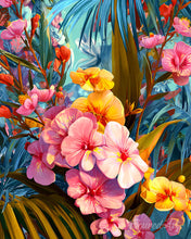 Load image into Gallery viewer, Diamond Painting - Tropical Orchids