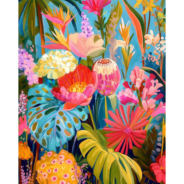 Diamond Painting - Vivid Tropical Garden