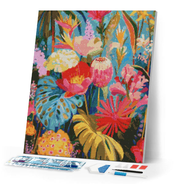 Diamond Painting - Vivid Tropical Garden