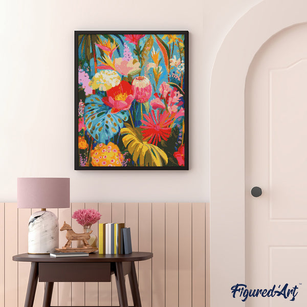 Diamond Painting - Vivid Tropical Garden