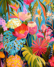 Load image into Gallery viewer, Diamond Painting - Vivid Tropical Garden