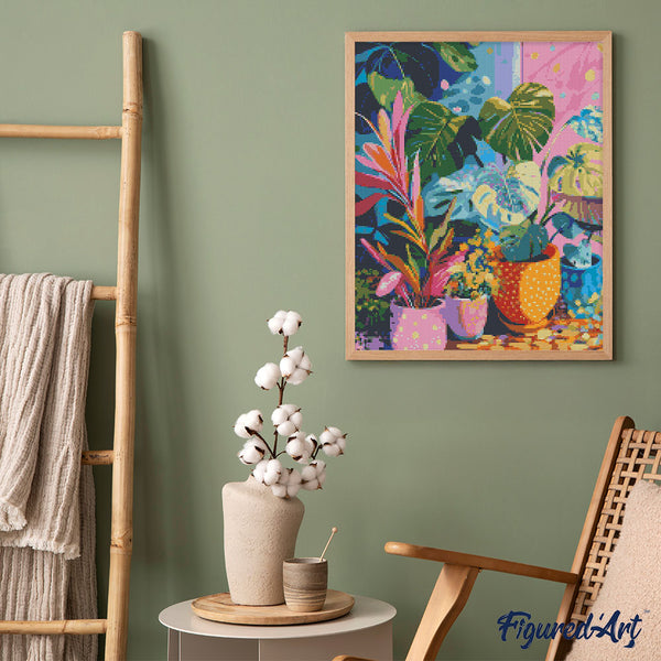 Diamond Painting - Indoor Plant Corner