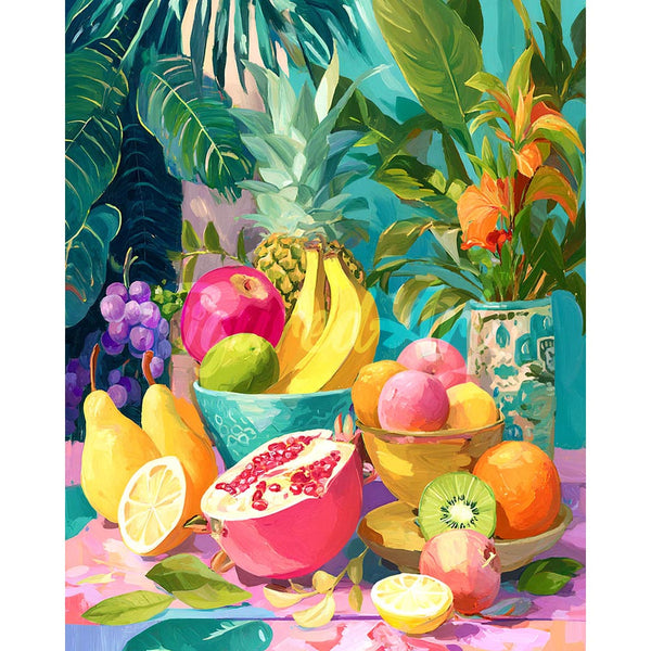 Diamond Painting - Tropical Fruit Table
