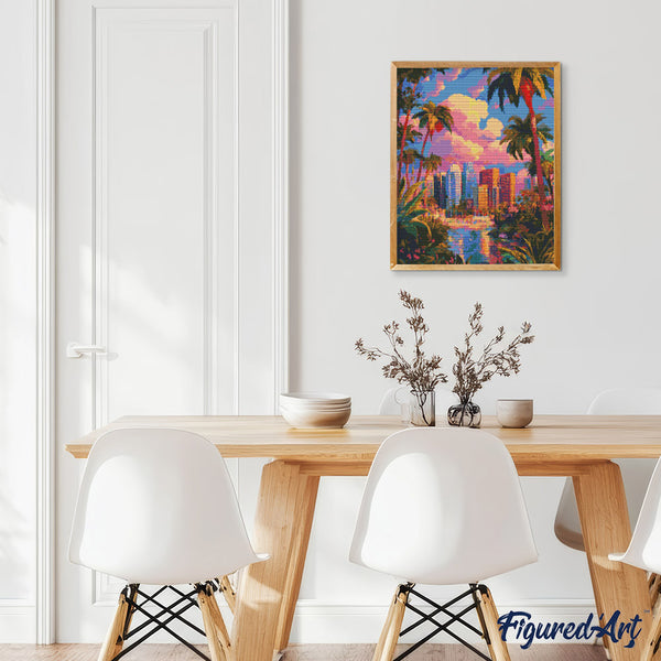 Diamond Painting - Jungle Meets City