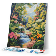 Load image into Gallery viewer, Diamond Painting - Tropical Waterfall