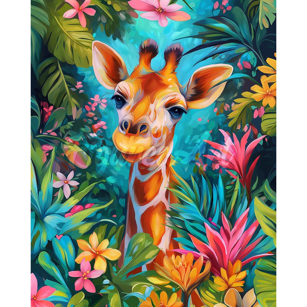 Diamond Painting - Tropical Giraffe