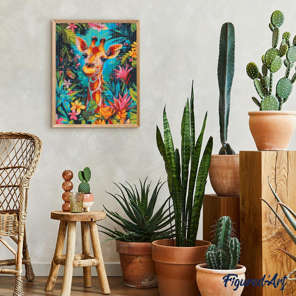 Diamond Painting - Tropical Giraffe