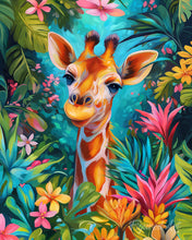 Load image into Gallery viewer, Diamond Painting - Tropical Giraffe