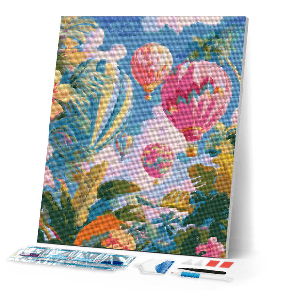 Diamond Painting - Jungle Sky Balloons