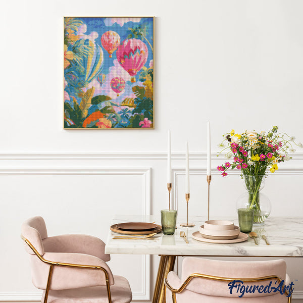 Diamond Painting - Jungle Sky Balloons