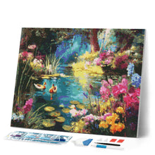 Load image into Gallery viewer, Diamond Painting - Floral Lake