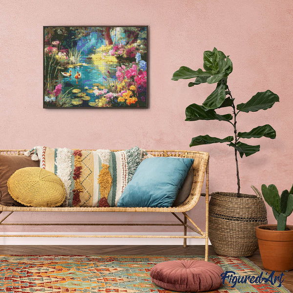 Diamond Painting - Floral Lake