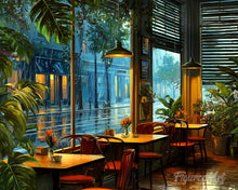 Load image into Gallery viewer, Diamond Painting - Rainy Day Cafe