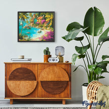 Load image into Gallery viewer, Diamond Painting - Tropical Seaside Village
