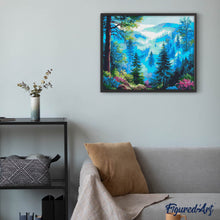 Load image into Gallery viewer, Diamond Painting - Misty Pine Valley
