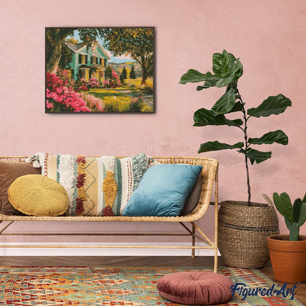Diamond Painting - Blooming Garden Porch