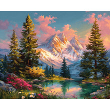 Load image into Gallery viewer, Diamond Painting - Alpine Sunset Glow