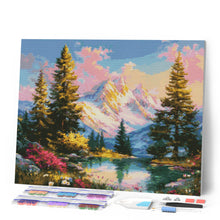 Load image into Gallery viewer, Diamond Painting - Alpine Sunset Glow