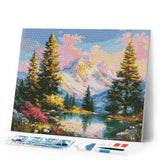 Diamond Painting - Alpine Sunset Glow