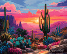 Load image into Gallery viewer, Diamond Painting - Colorful Desert Landscape