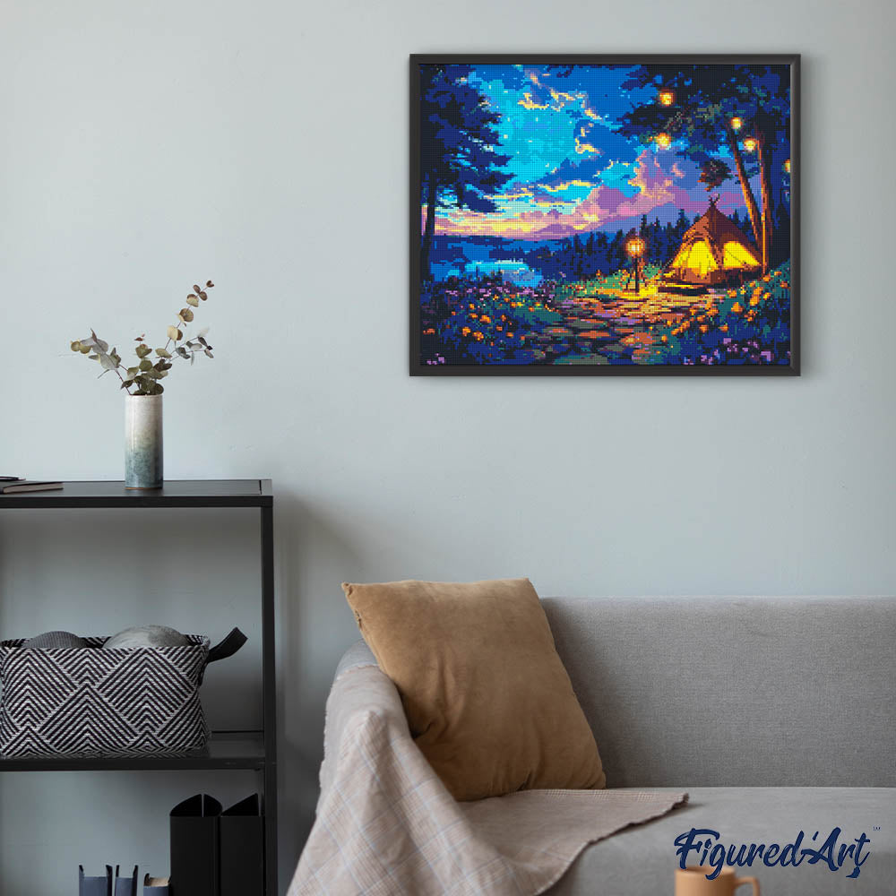 Diamond Painting - Starlit Camping Night