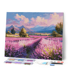 Load image into Gallery viewer, Diamond Painting - Lavender Fields at Dusk