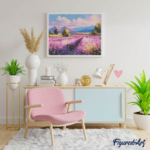 Load image into Gallery viewer, Diamond Painting - Lavender Fields at Dusk