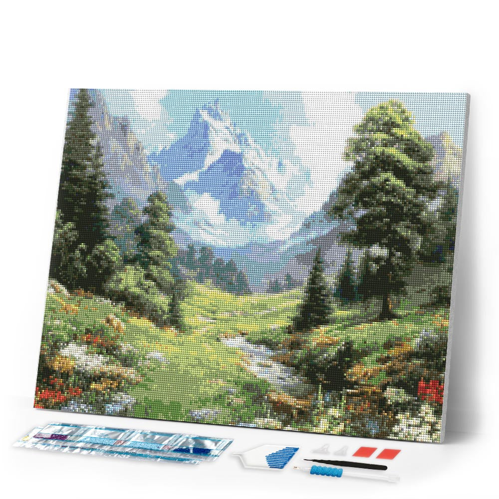 Diamond Painting - Glacier Creek
