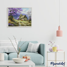 Load image into Gallery viewer, Diamond Painting - Cottage on Jacaranda Way