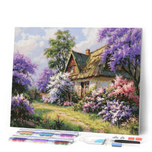 Load image into Gallery viewer, Diamond Painting - Lilac Garden Cottage