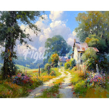 Load image into Gallery viewer, Diamond Painting - Country Lane in Bloom