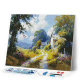 Diamond Painting - Country Lane in Bloom