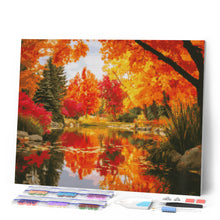 Load image into Gallery viewer, Diamond Painting - Golden Trees of Fall