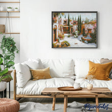 Load image into Gallery viewer, Diamond Painting - White Villa Courtyard