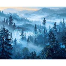 Load image into Gallery viewer, Diamond Painting - Mist in the Pines