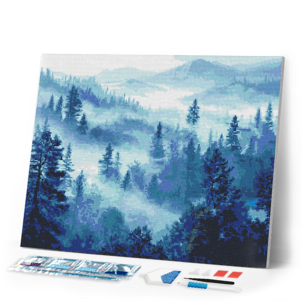 Diamond Painting - Mist in the Pines