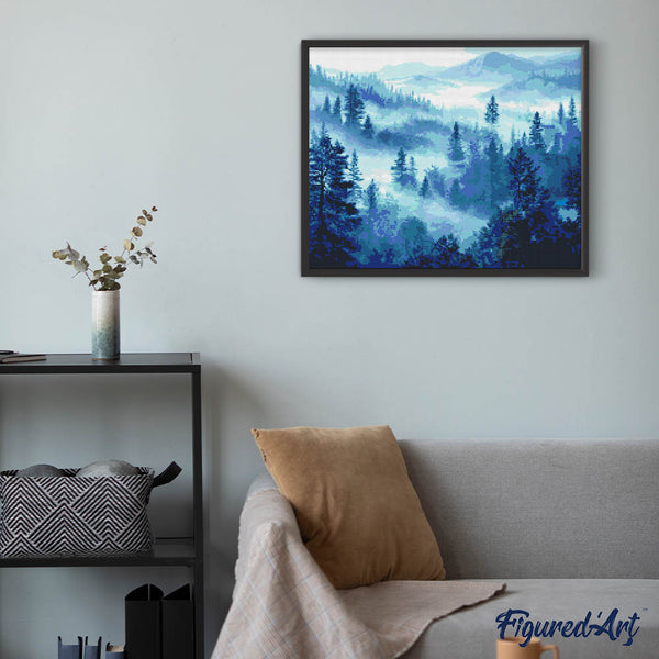 Diamond Painting - Mist in the Pines